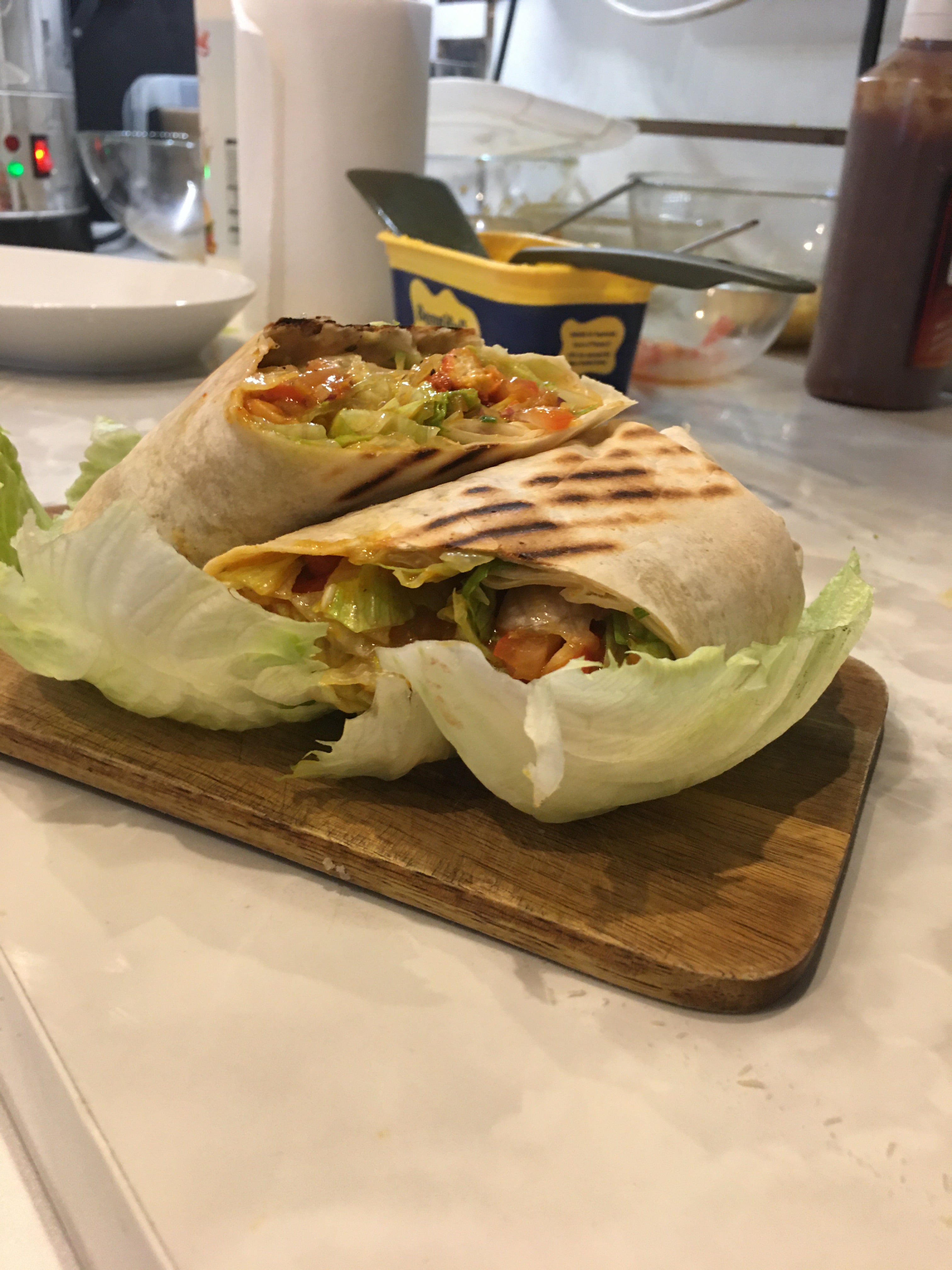 Ch tikka wrap