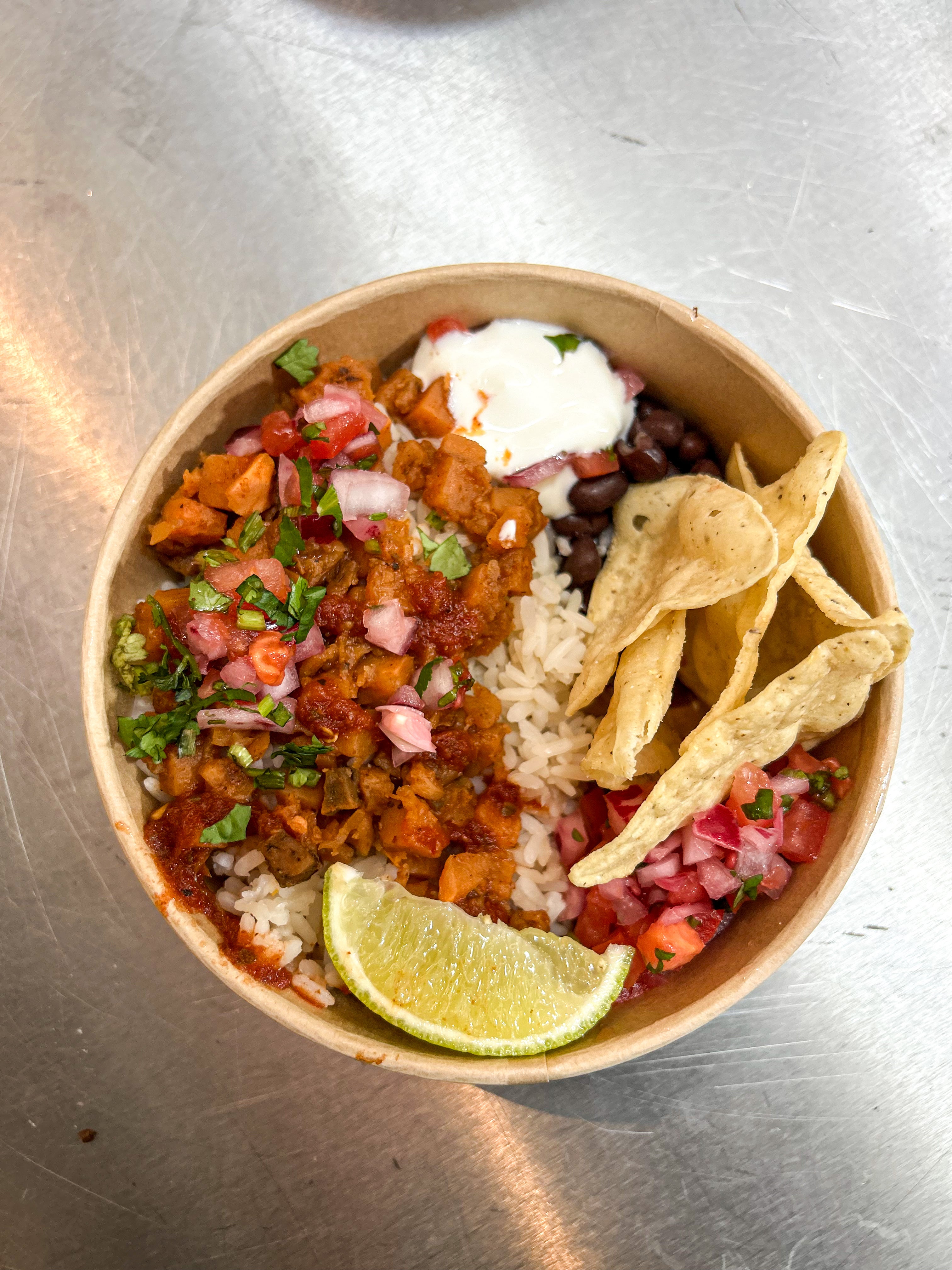 Sweet Potato Burrito Bowl