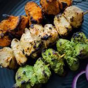 Murgh Tiranga Kabab