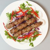Grilled Minced Beef Kebab