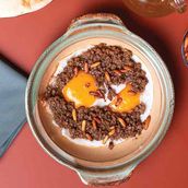 Eggs with Awarma 