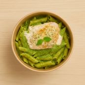 Healthy Chicken Pesto Brown Penne