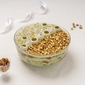 Pistachio Brulee Trifle