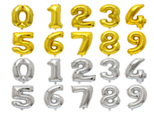 Numbers Helium Balloons