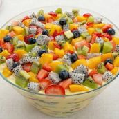 Fruit Custard Trifle