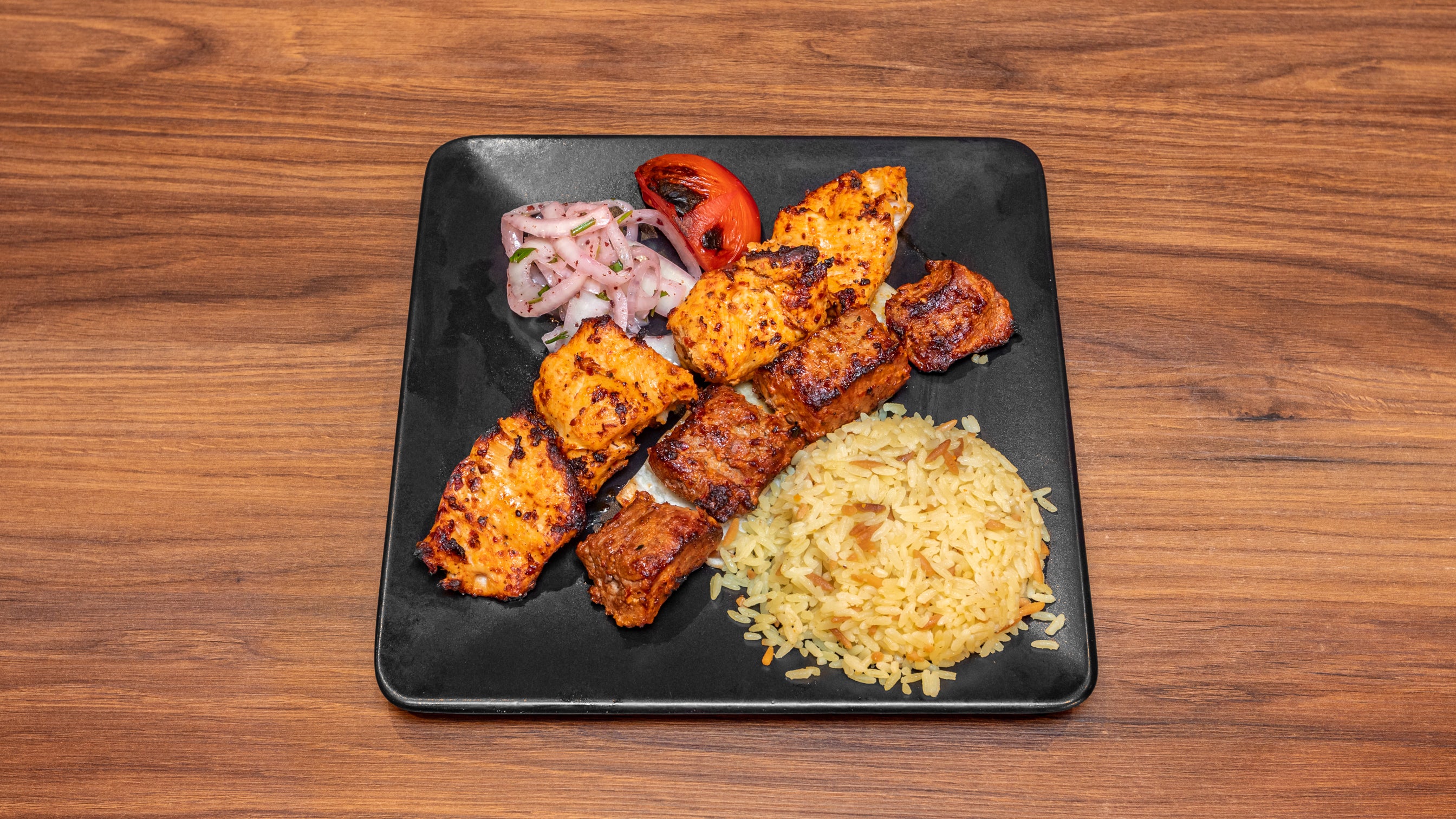 Lamb Shish and Chicken Shish