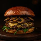 SWISS SHROOM BURGER