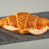 Toasted Turkey And Cheese Croissant