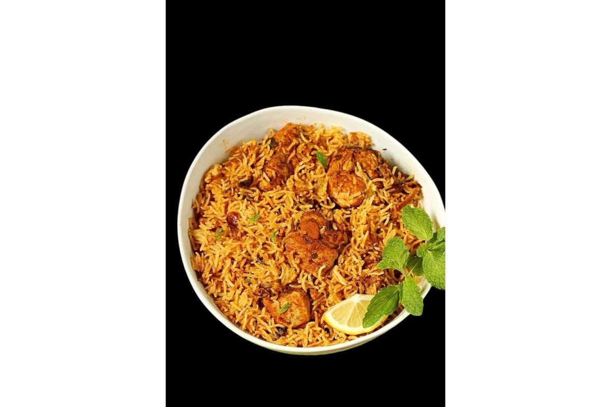 mix biryani chicken and prawn