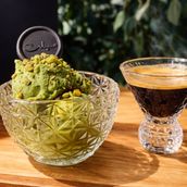 Pistachio Affogato
