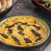 Egg With Iraqi Bastrma