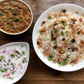 Ghee Rice With Chi or Beef