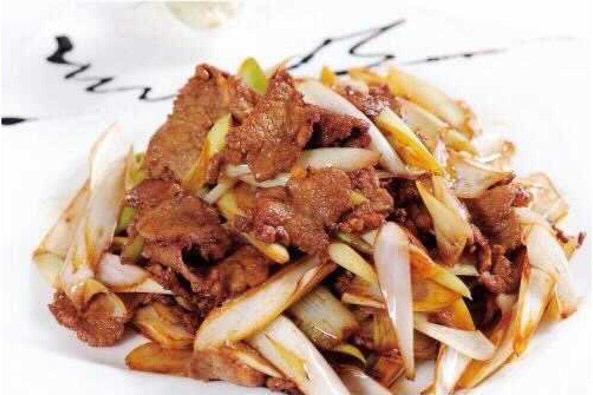 Beef with Ginger and Spring Onions 葱爆牛肉
