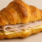 Turkey and cheese croissant 