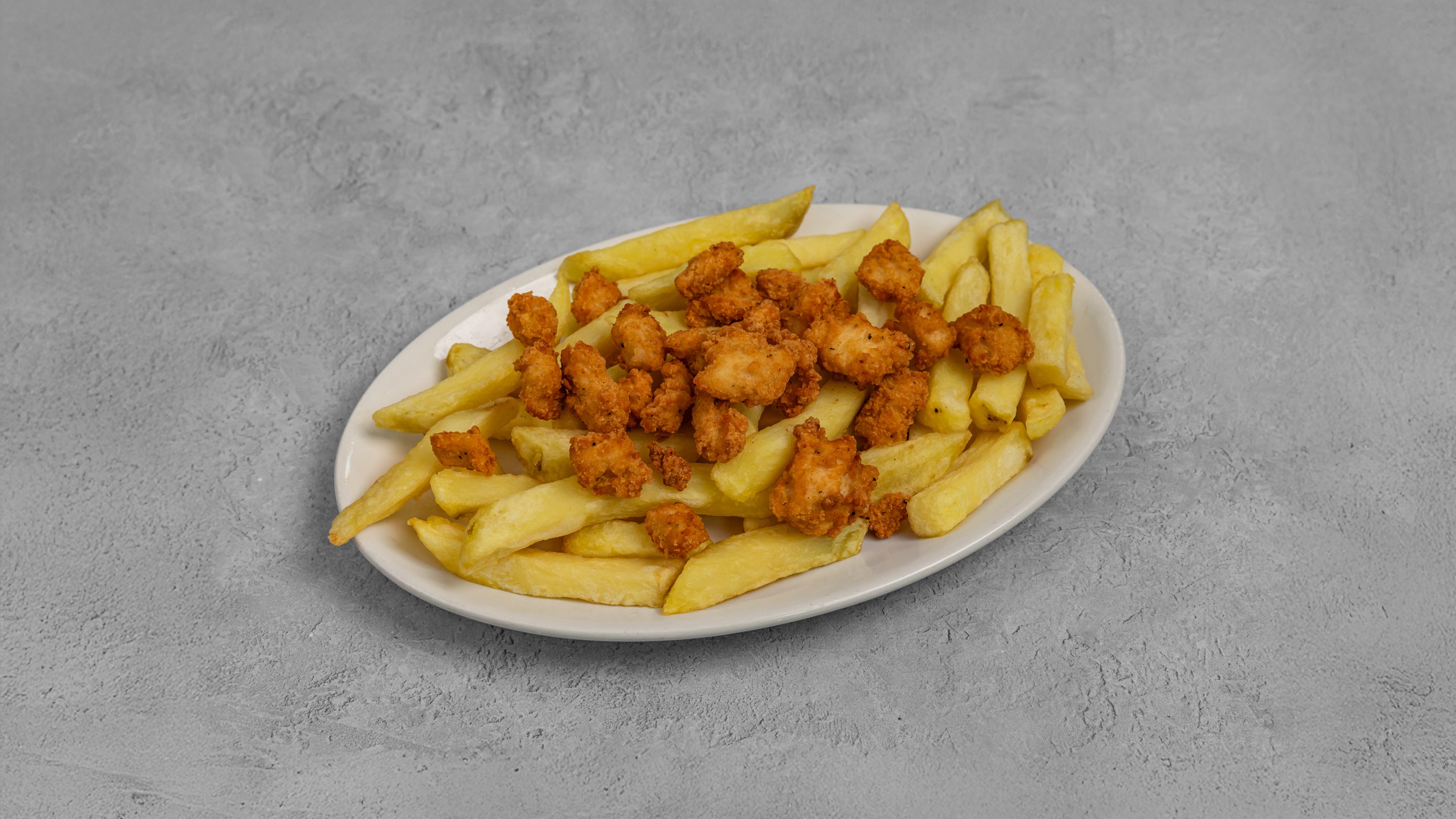 Chicken Popcorn and Chips