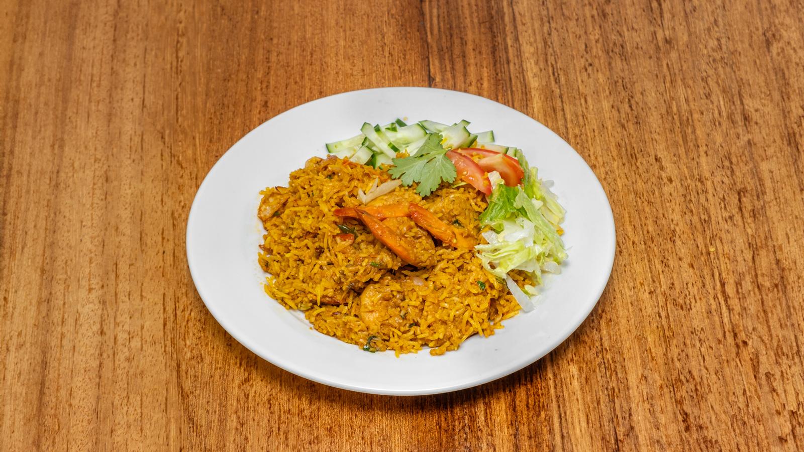 Beef Biryani with Salad