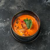 Red Curry With Roasted Duck