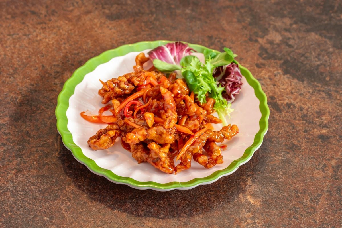 Crispy Shredded Beef in Chilli 幹牛絲