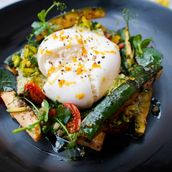 Grilled Zucchini with Burrata