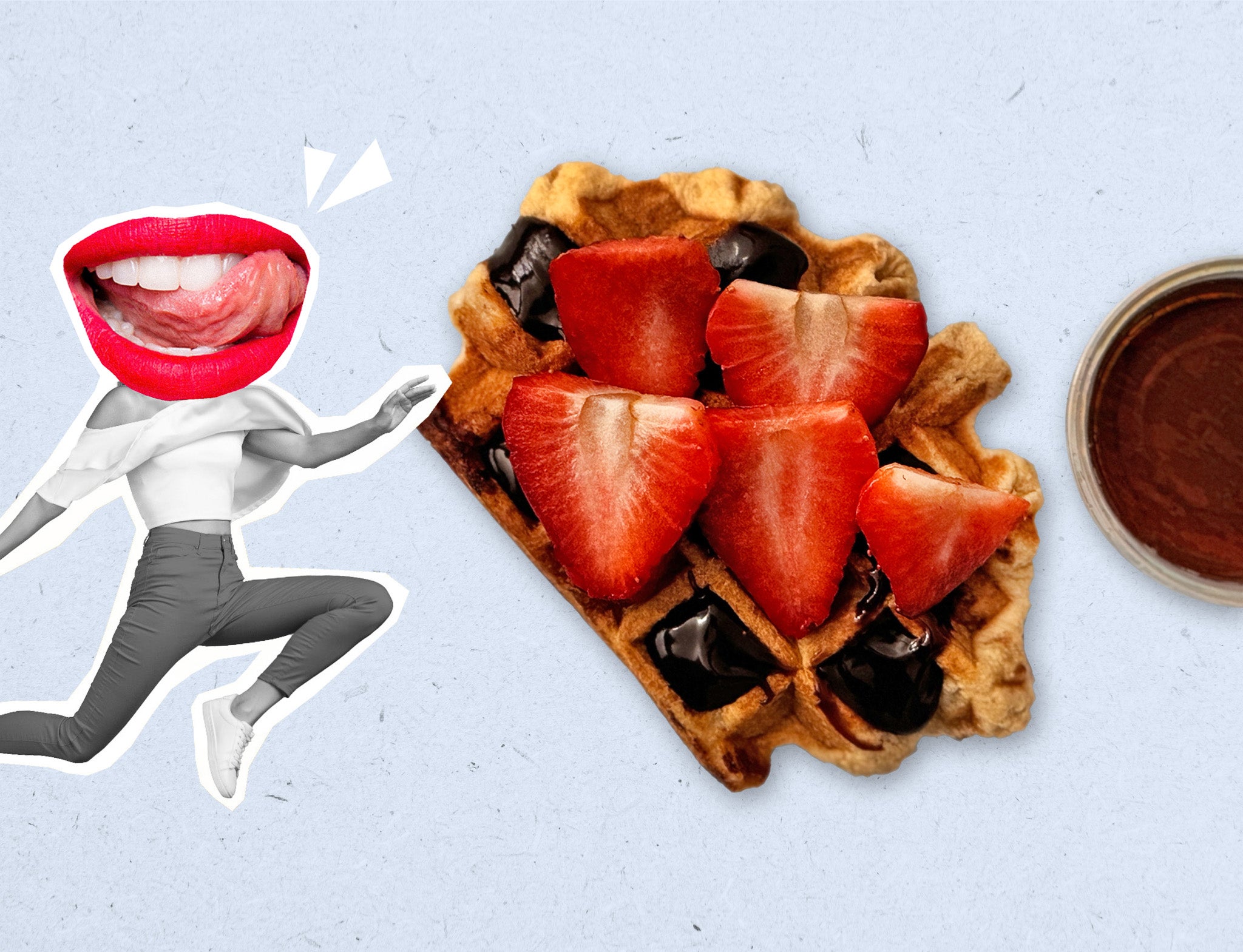 Strawberry & Chocolate Waffle #61