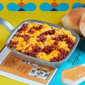 Eggs & Soujouk بيض وسجق
