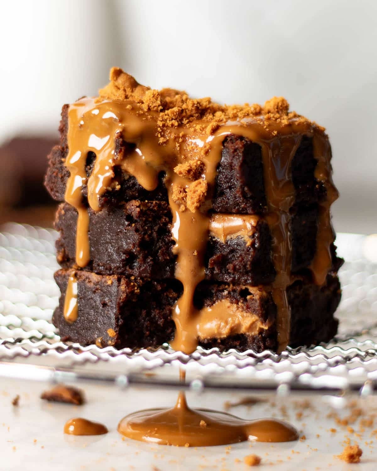 Lotus Biscoff Brownie