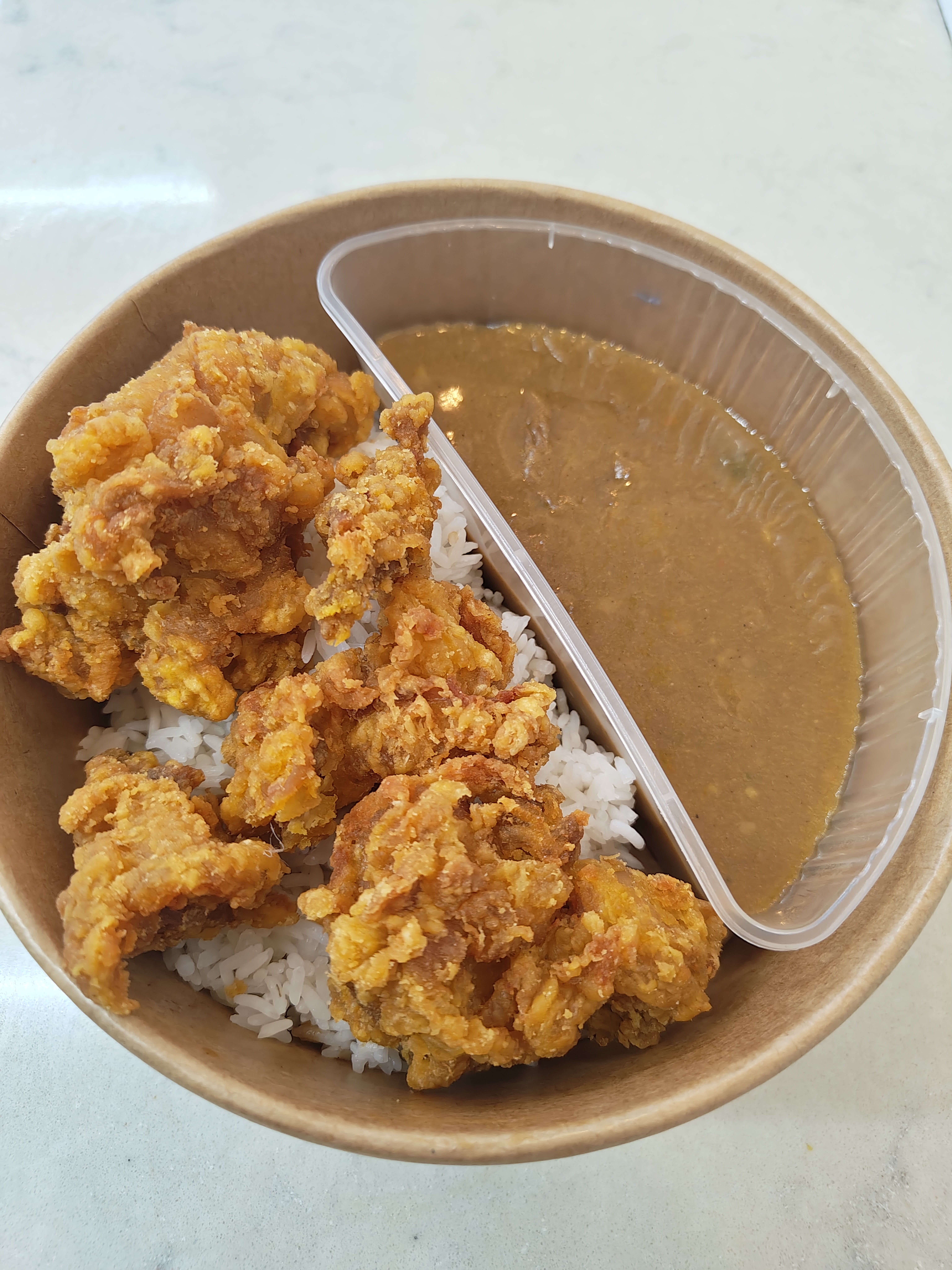 Fried Chicken Katsu Curry.