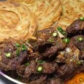 Bun parotta + Mutton sukka
