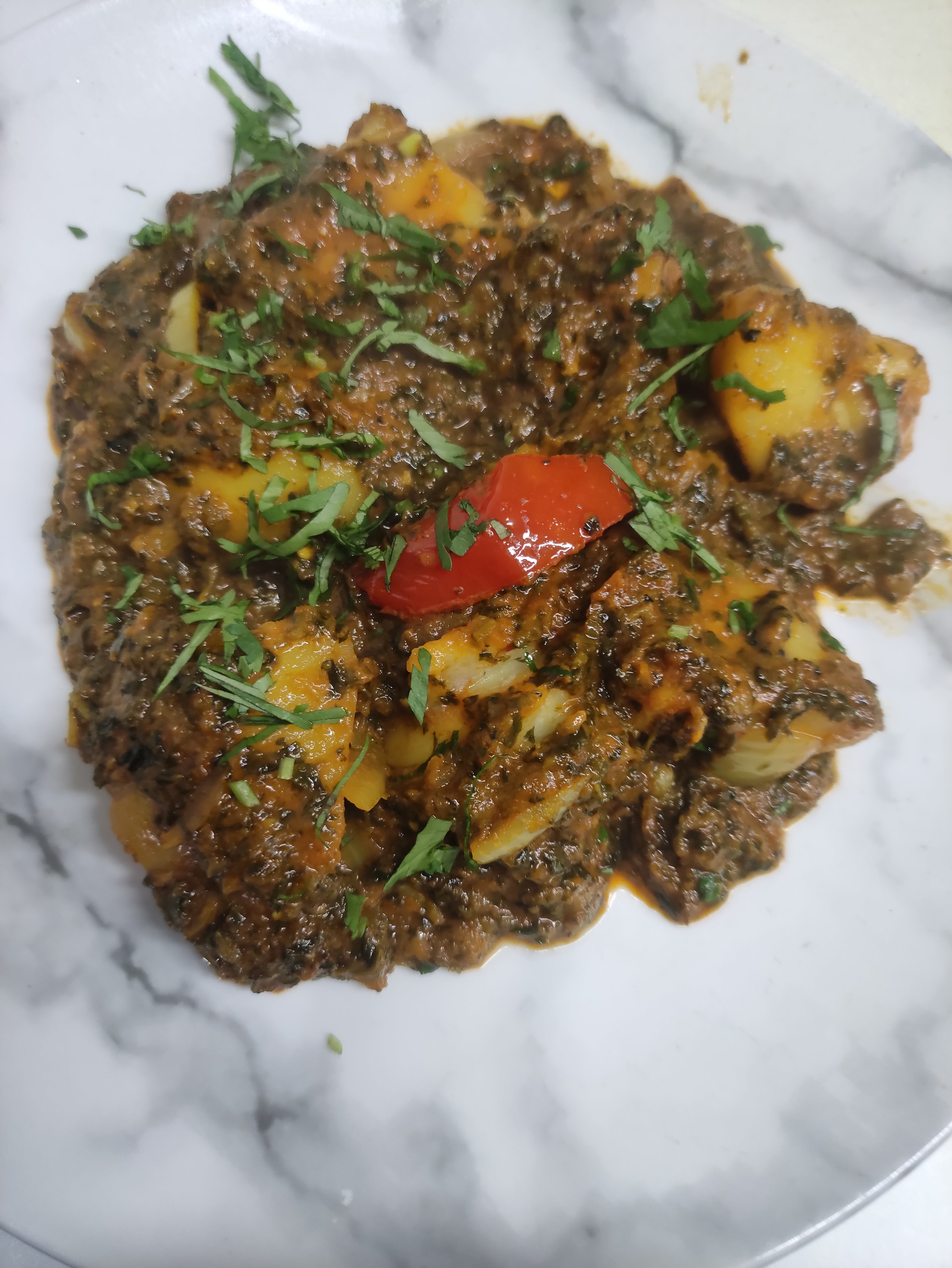 Saag Aloo