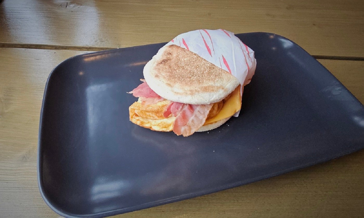 Bacon and Egg Muffin