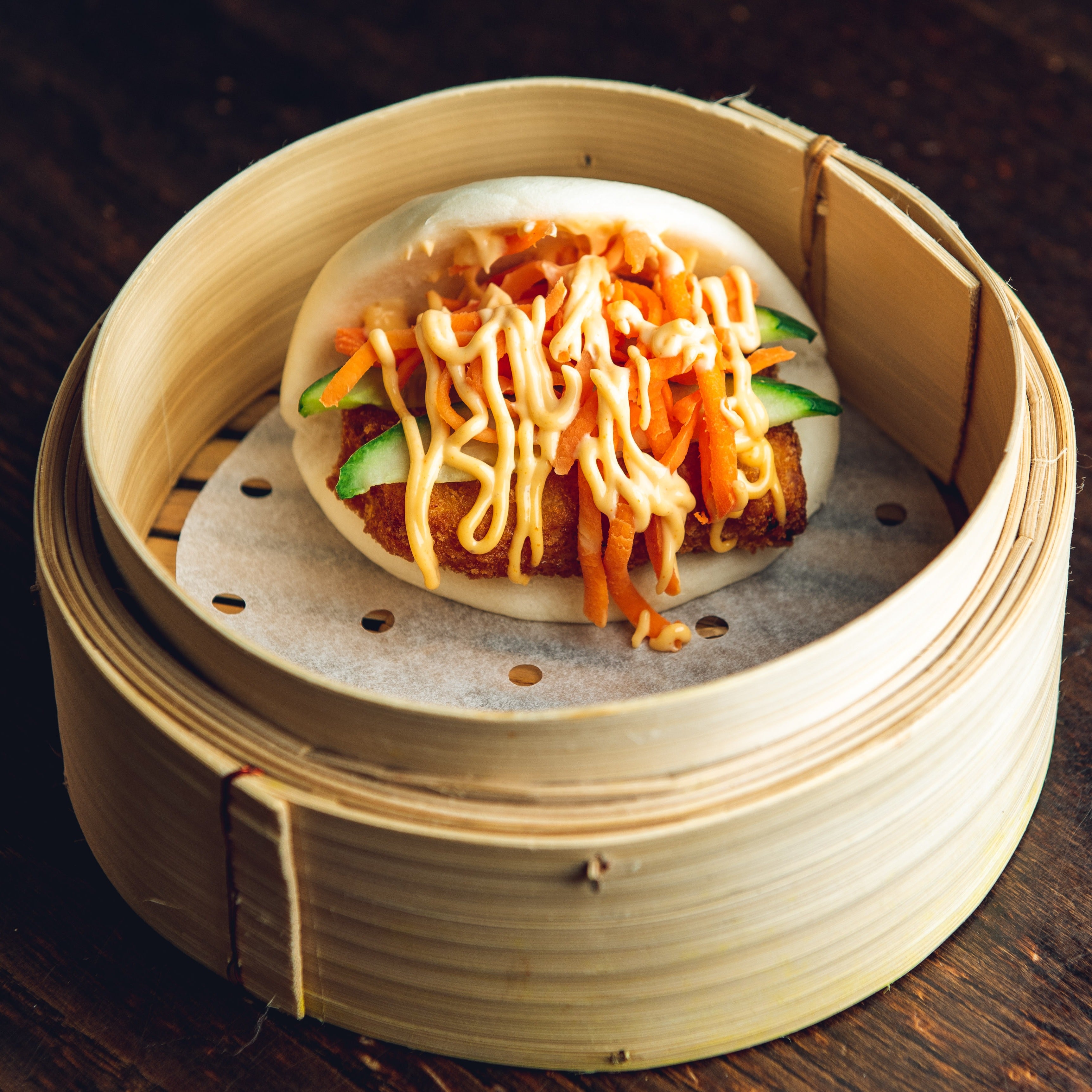 Crispy Chicken Bao