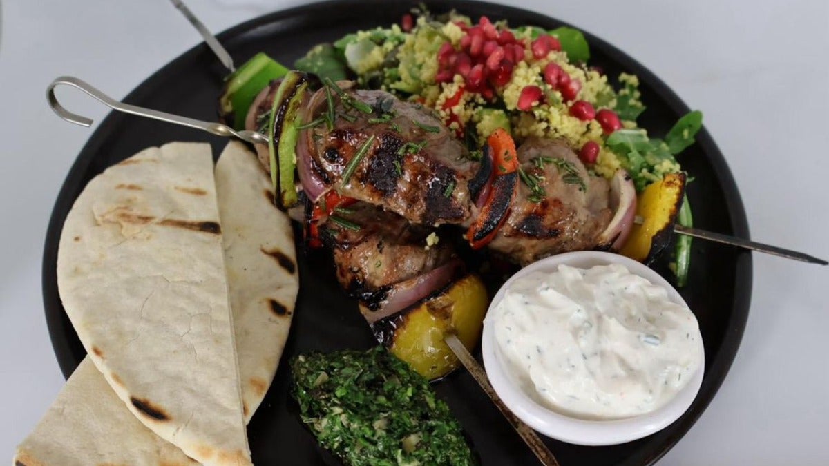 Char-Grilled Beef Skewers