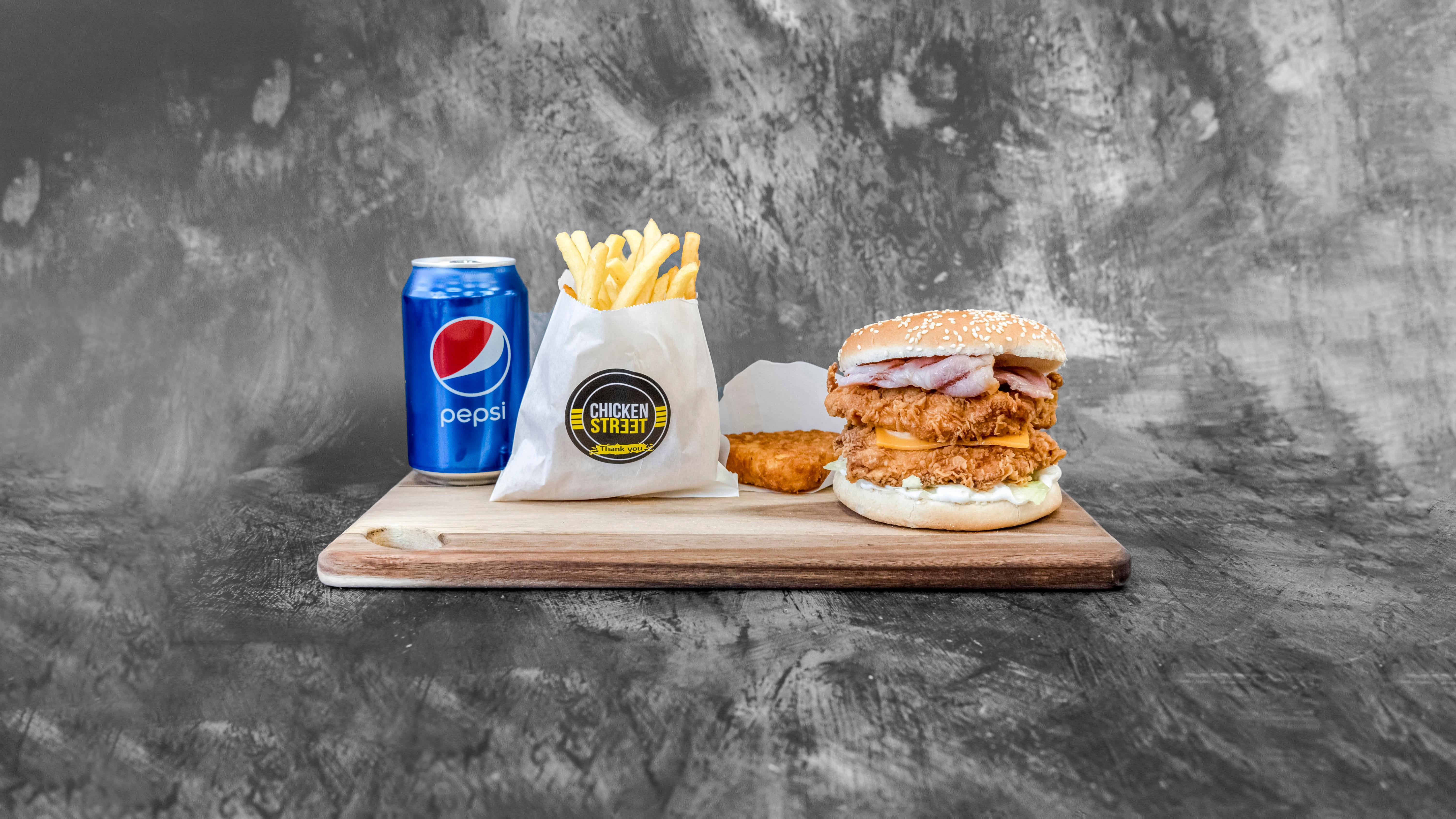 Royal Mega Burger meal