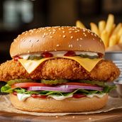 CHICKEN FILLET BURGER