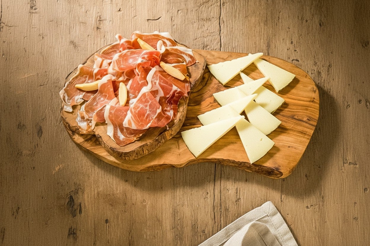 Jamón Serrano Y Manchego