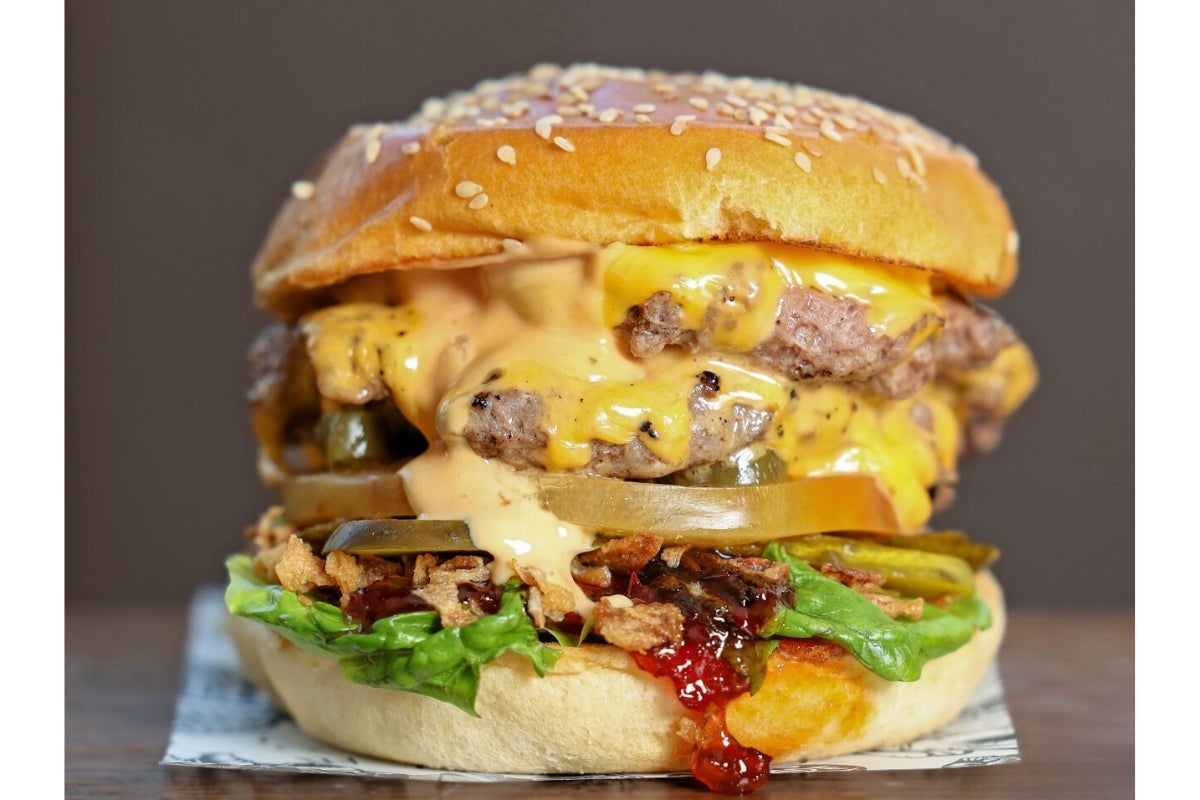BB Double American Burger