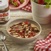 Rice Pudding with Nutella and Fruit