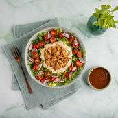 Chicken Shawarma And Hummus Bowl