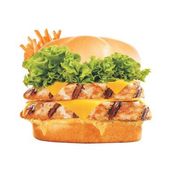 Double Grilled Chicken Burger