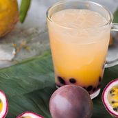 Passion Fruit Boba Tea