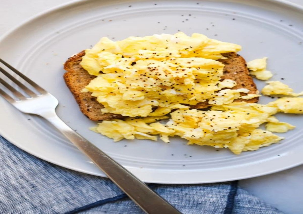 Scrambled Eggs on 2 Toast