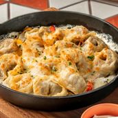Baked Beef Pelmeni