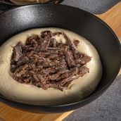 Hummus with Beef Shawarma