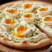 Boiled Eggs with Cream Cheese