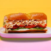 Chicken Mortadella sandwich