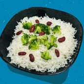 Rice With Red Beans And Brocolli 150 Gm