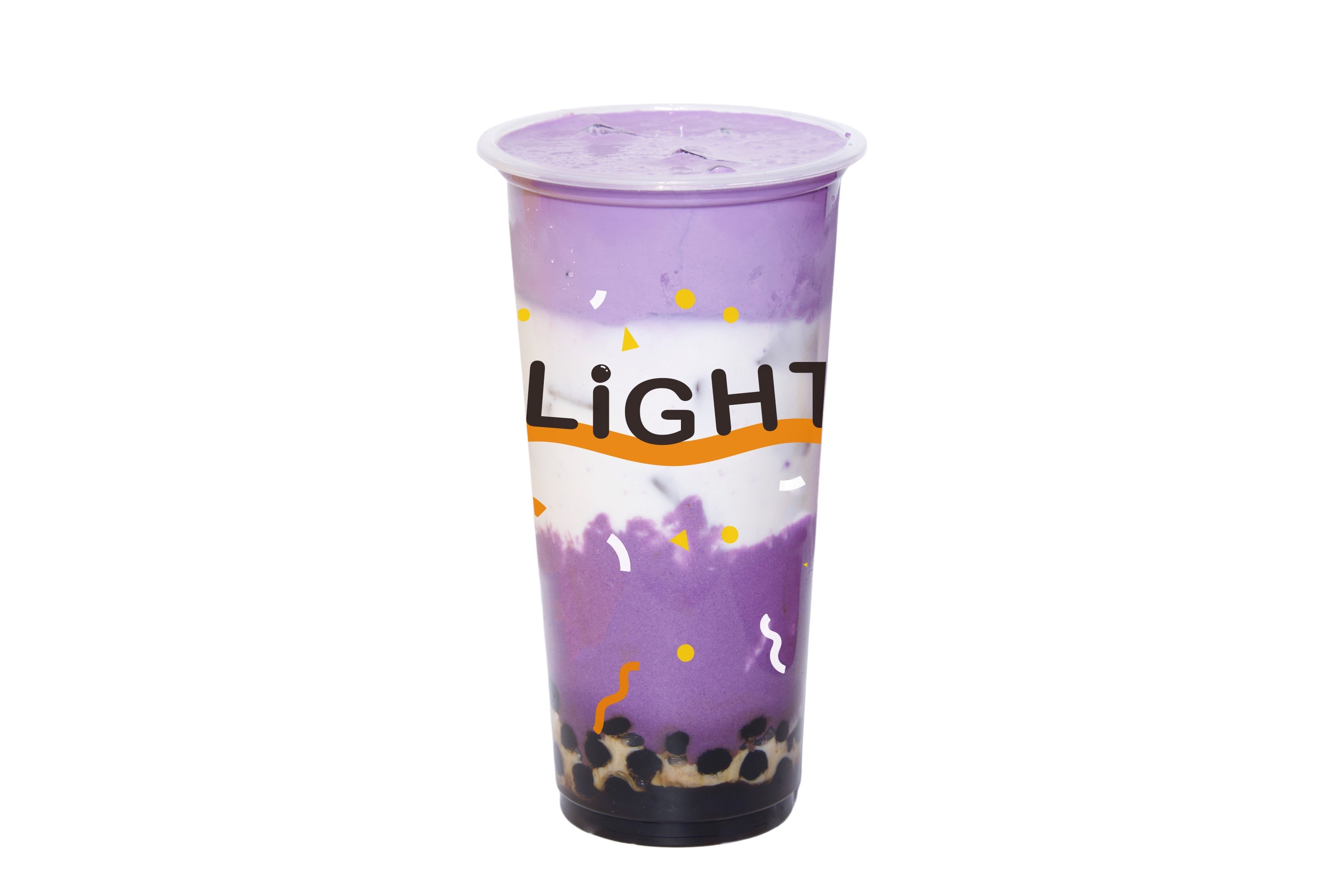 Ube Taro Lava Bubble Milk 紫薯芋泥熔岩啵啵奶茶