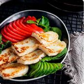 Grilled Halloumi plate