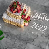 New Year Mille Feuille Cake