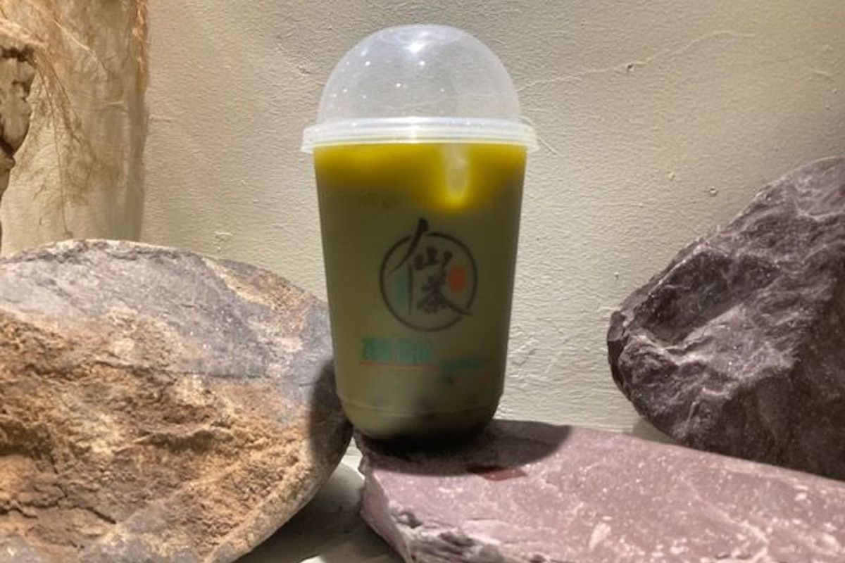 Matcha pearl jasmine tea茉莉珍珠抹茶
